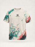 Camiseta técnica estampada diablo