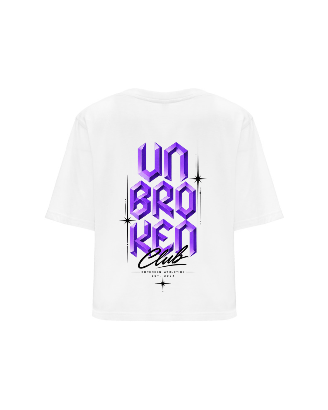 Camiseta unbroken morada mujer